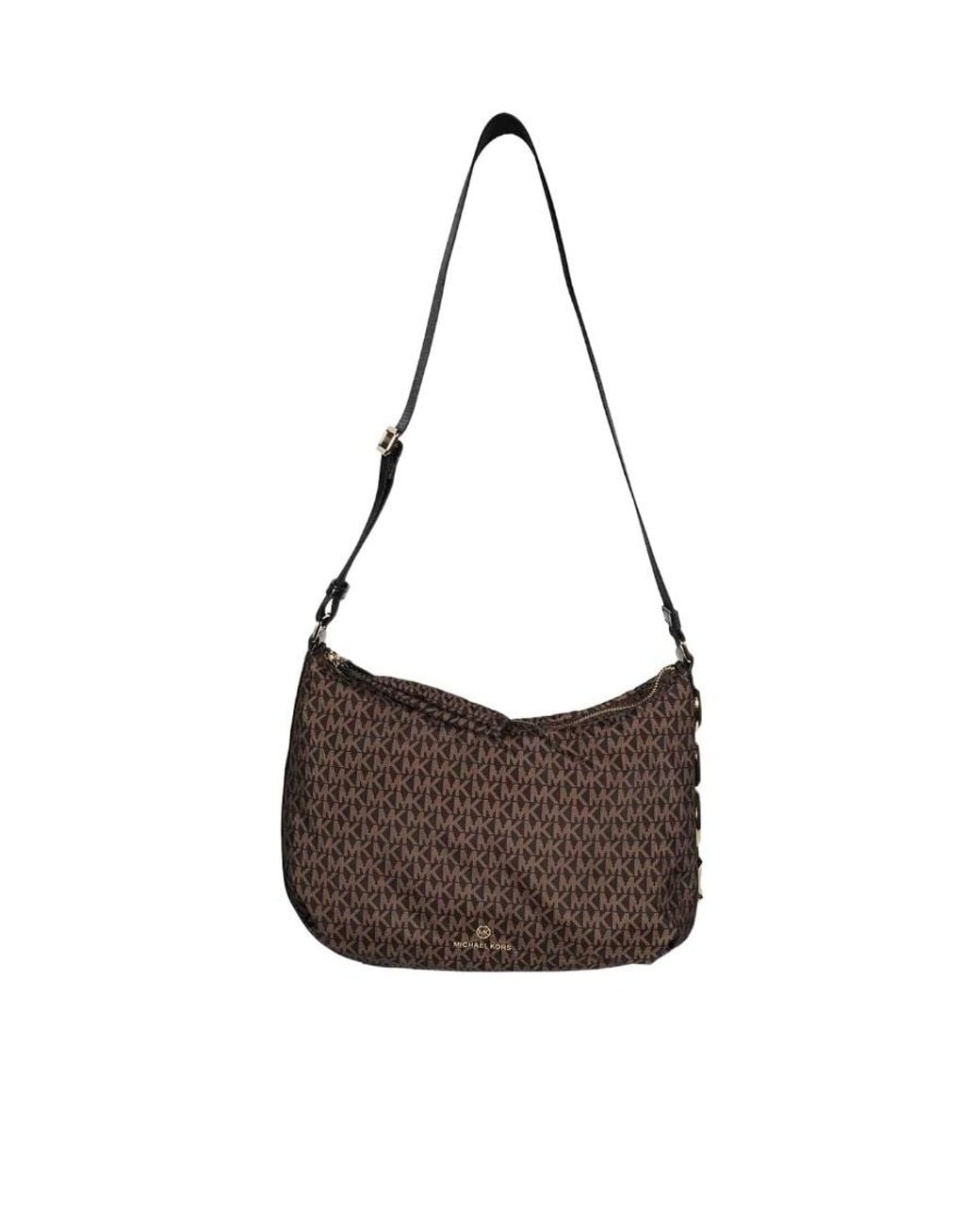 Michael Kors White Logo-Plaque Detail Crossbody Bag