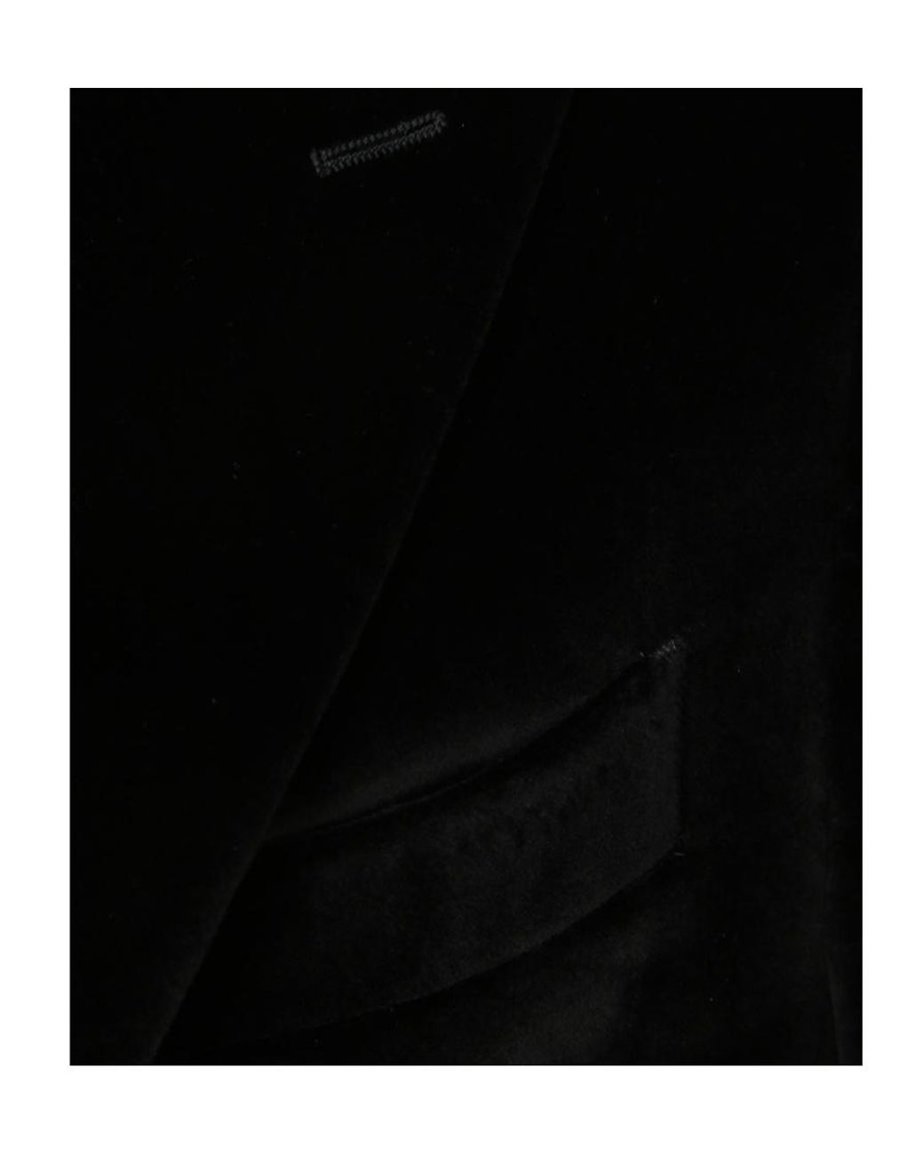 Canali Black Capri Velvet Single-Breasted Blazer for men