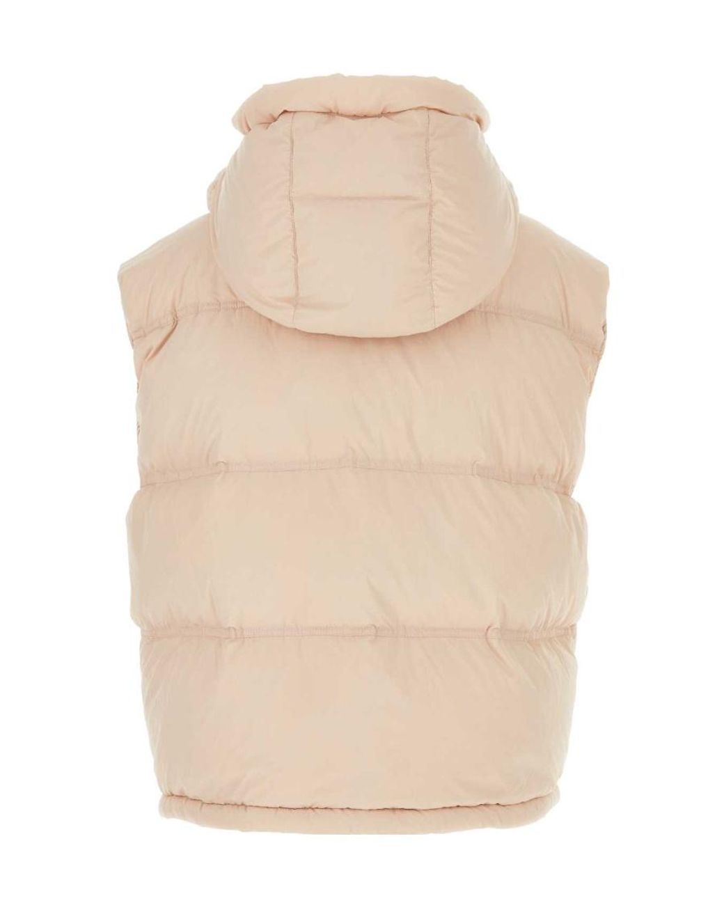 AMI Natural Logo-Patch Padded Gilet