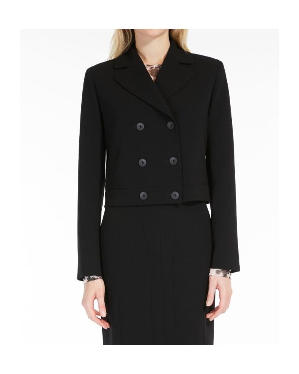 Max Mara Black Acciaio Blazer
