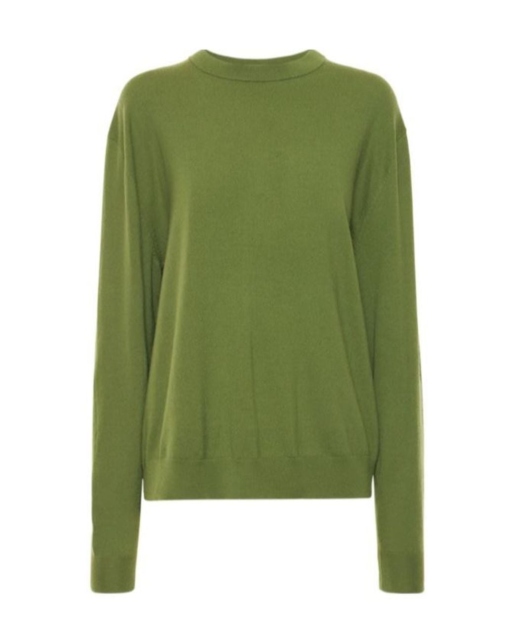 Extreme Cashmere Green Long-Sleeved Cashmere Blend Knitwear