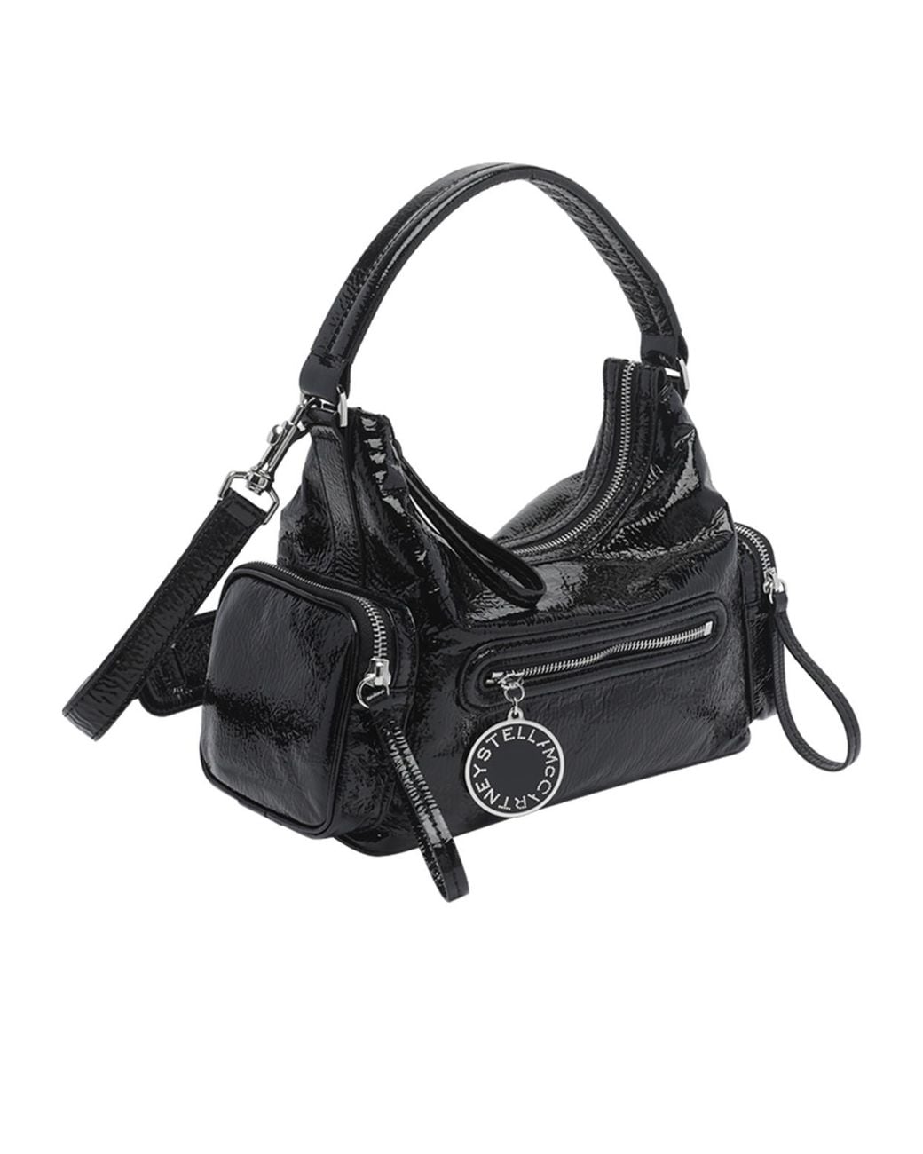 Stella McCartney Black Dartmoor Top Handle Shoulde Bag