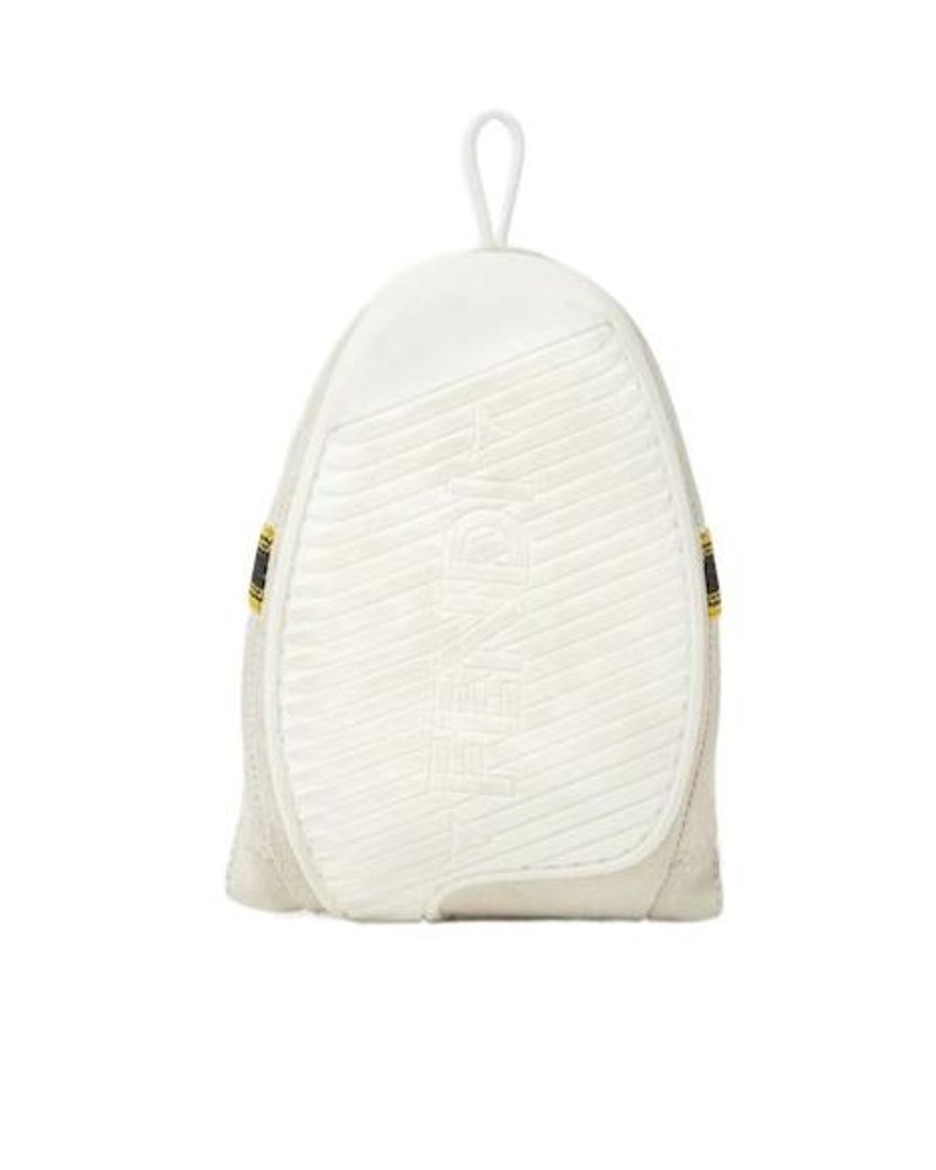 Fendi White Wrap Elastic-Band Low-Top Sneakers for men