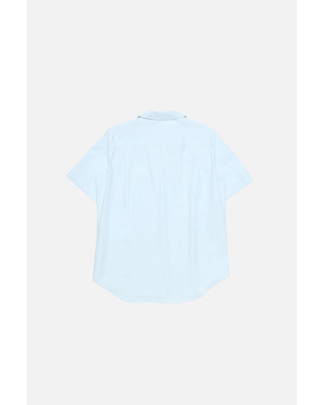 Acne Blue Patch-Pocket Shirt
