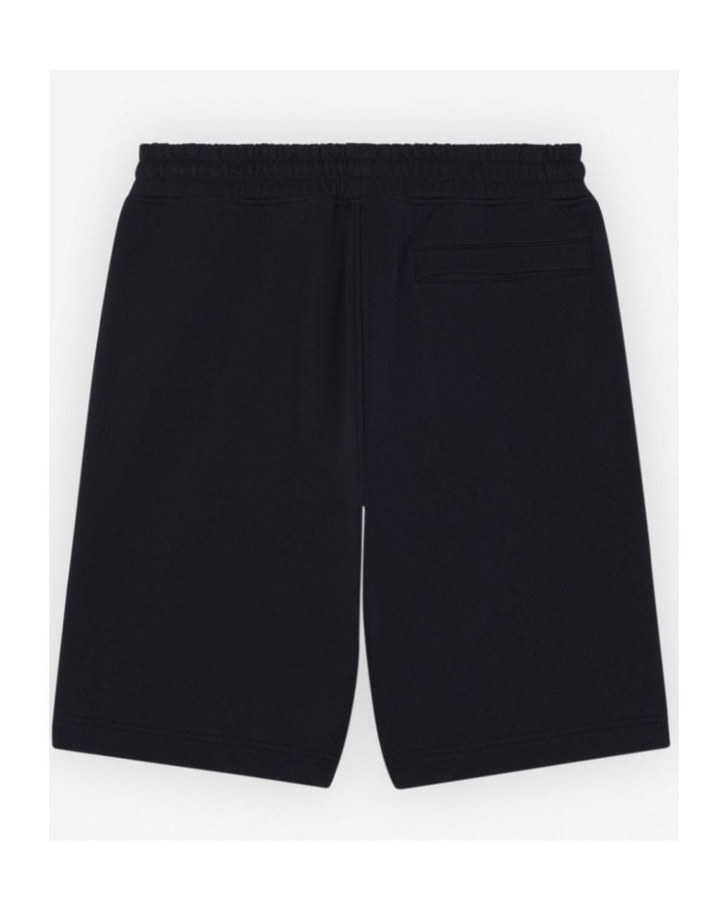 Maison Kitsuné Blue Maison Kitsuné Bold Fox Head Patch Oversize Jog Shorts for men