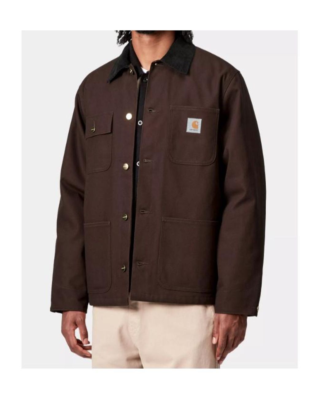 Carhartt Brown Michigan Coat for men