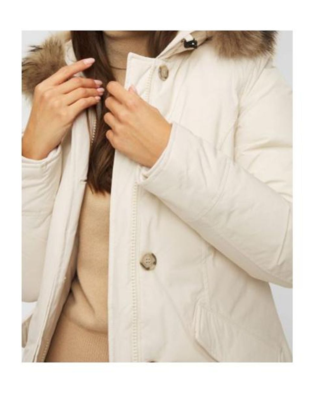 Woolrich Natural Luxury Arctic Racoon Parka