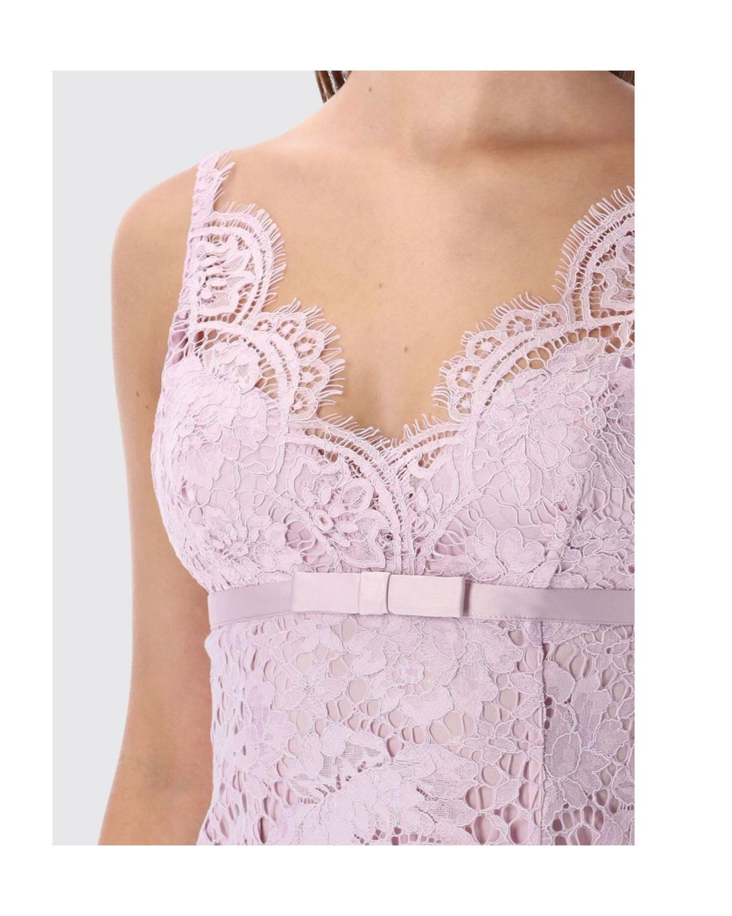 Self-Portrait Purple Lace Mini Dress