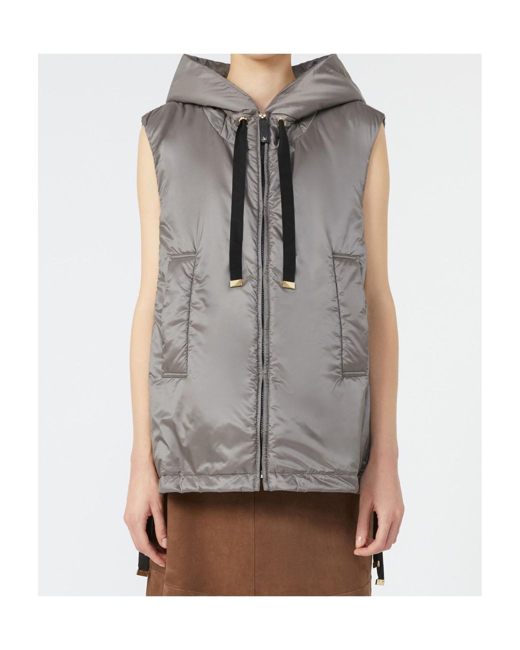 Max Mara Gray Vests