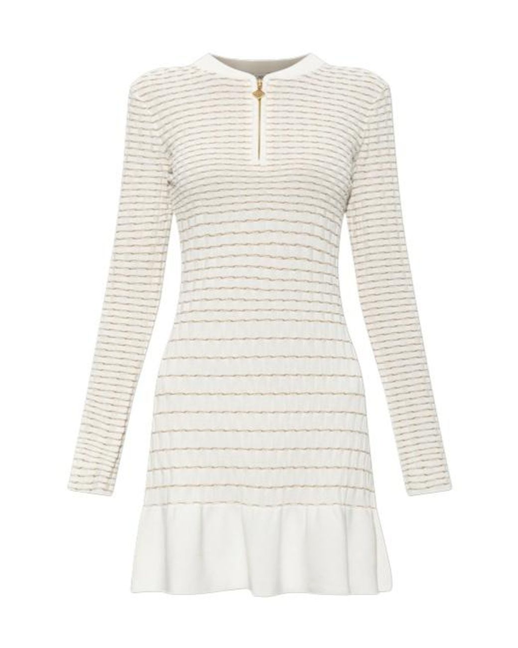 Casablanca White Long-Sleeved Dress