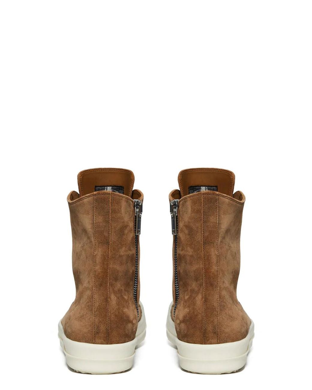 Rick Owens Brown Temple High Sneakers for men