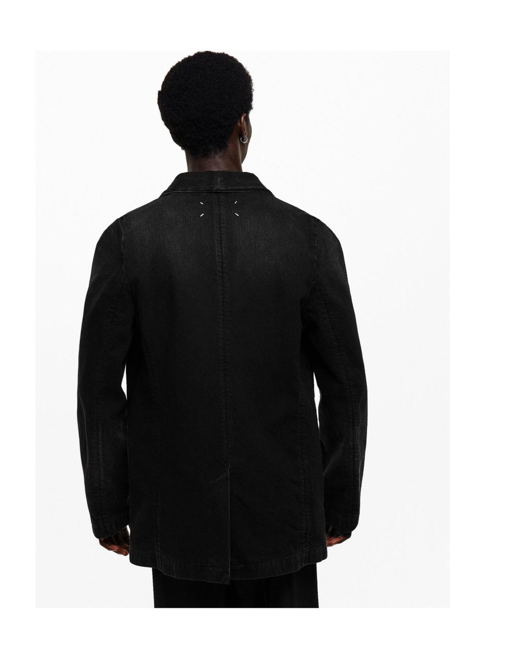 Maison Margiela Black Denim Blazer for men