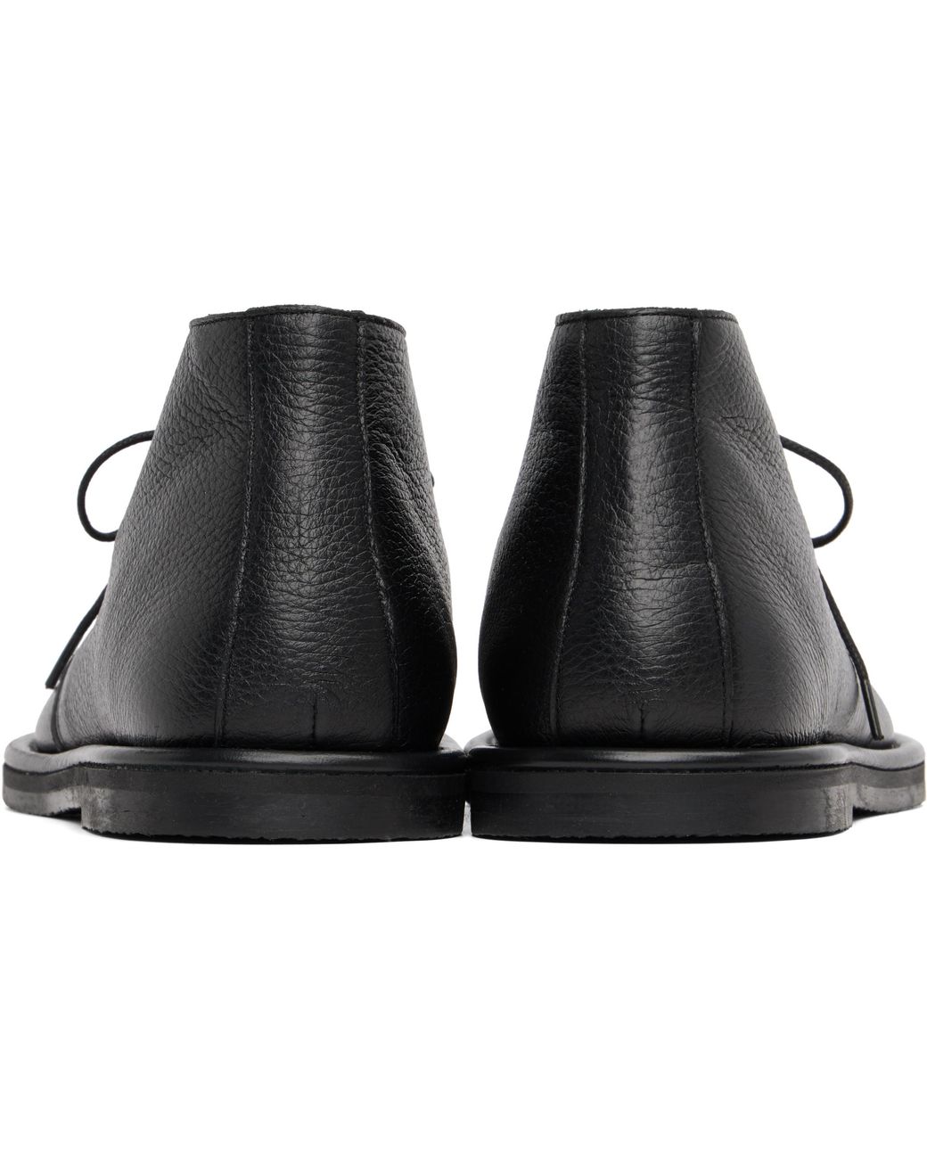 Studio Nicholson Black Woodrow Desert Boots for men