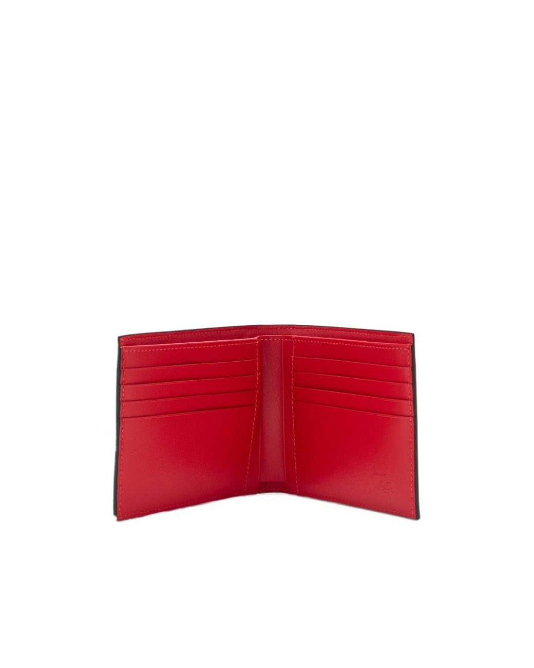 Christian Louboutin Blue Canopy Graphic-Print Bi-Fold Wallet for men
