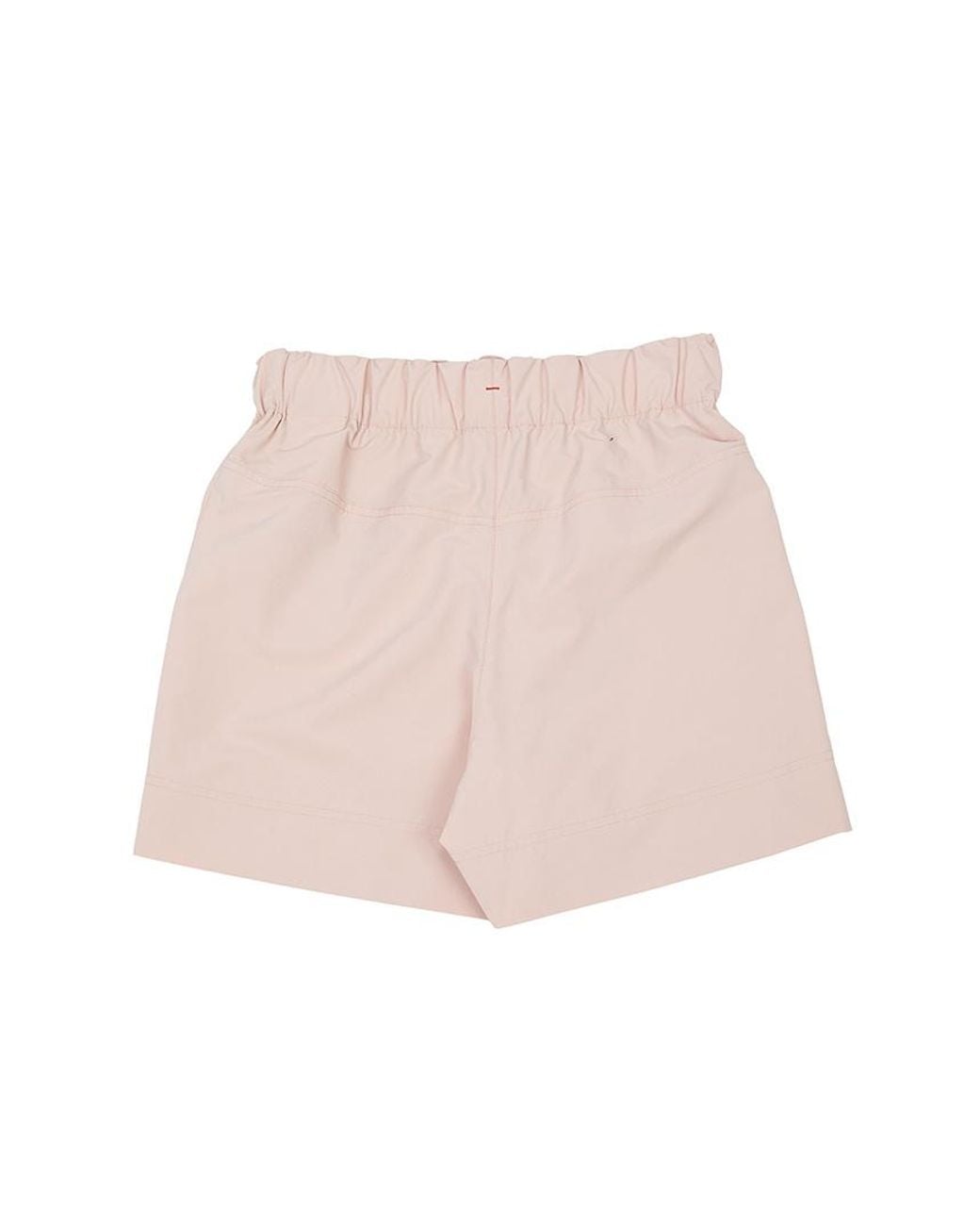 Moncler Pink Grenoble Logo Patch Drawstring Shorts