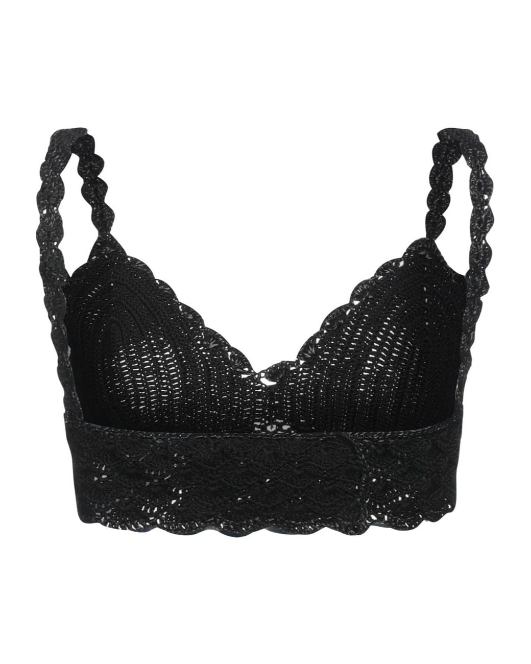 Dolce & Gabbana Black Sleeveless Knit Cropped Top