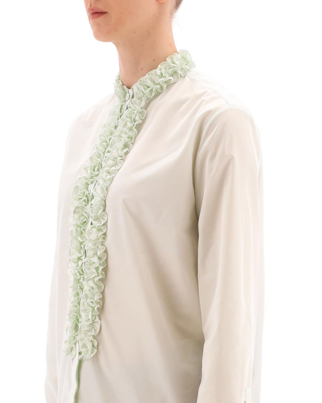 Jil Sander White Long-Sleeve Shirt