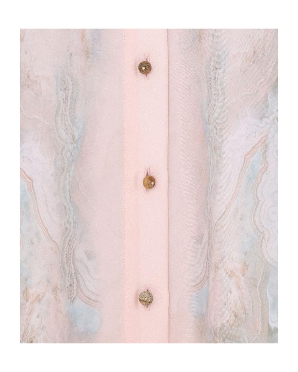 Zimmermann Blue Illuminate Relaxed Shirt