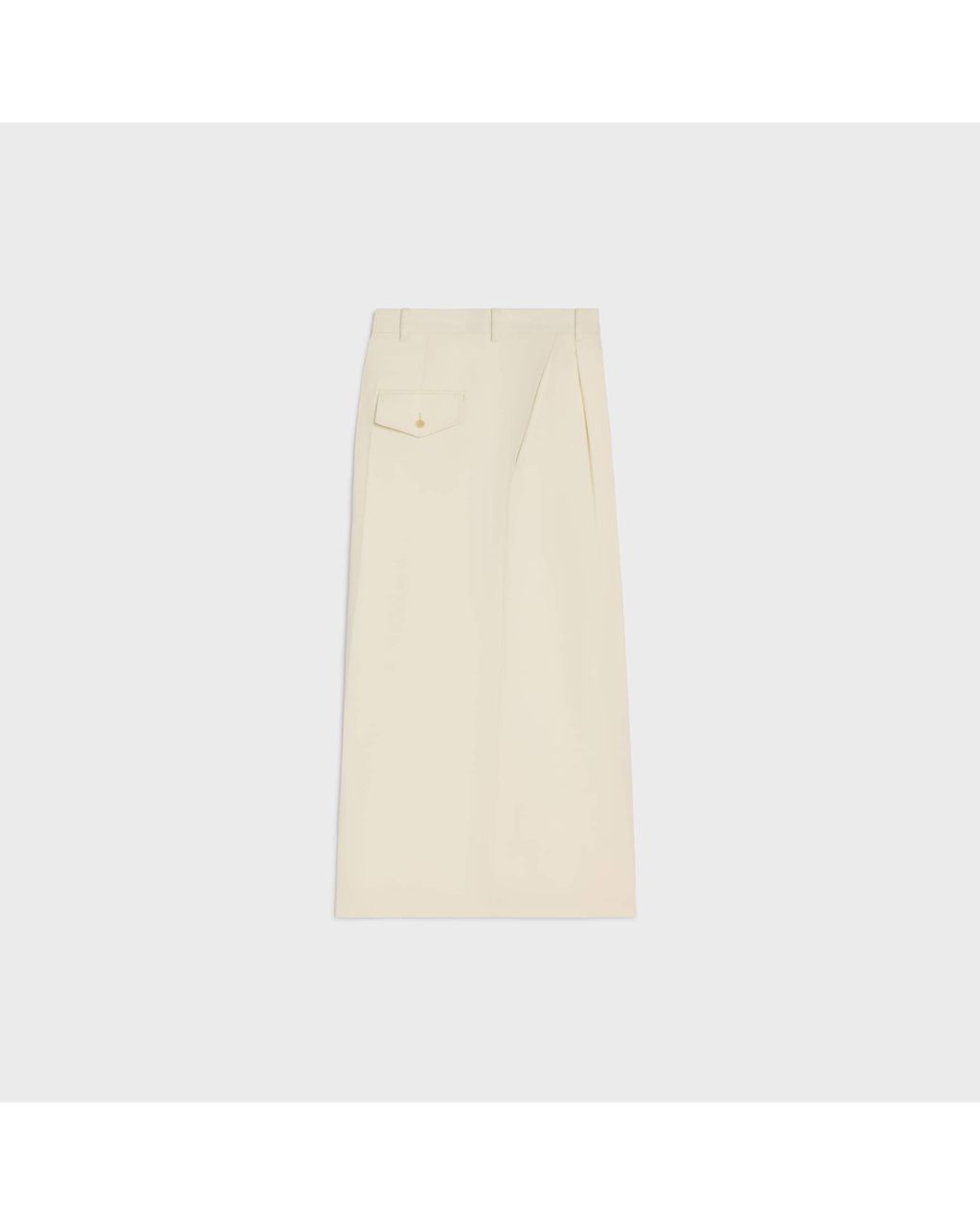 Céline Natural Montauk Cropped Trousers