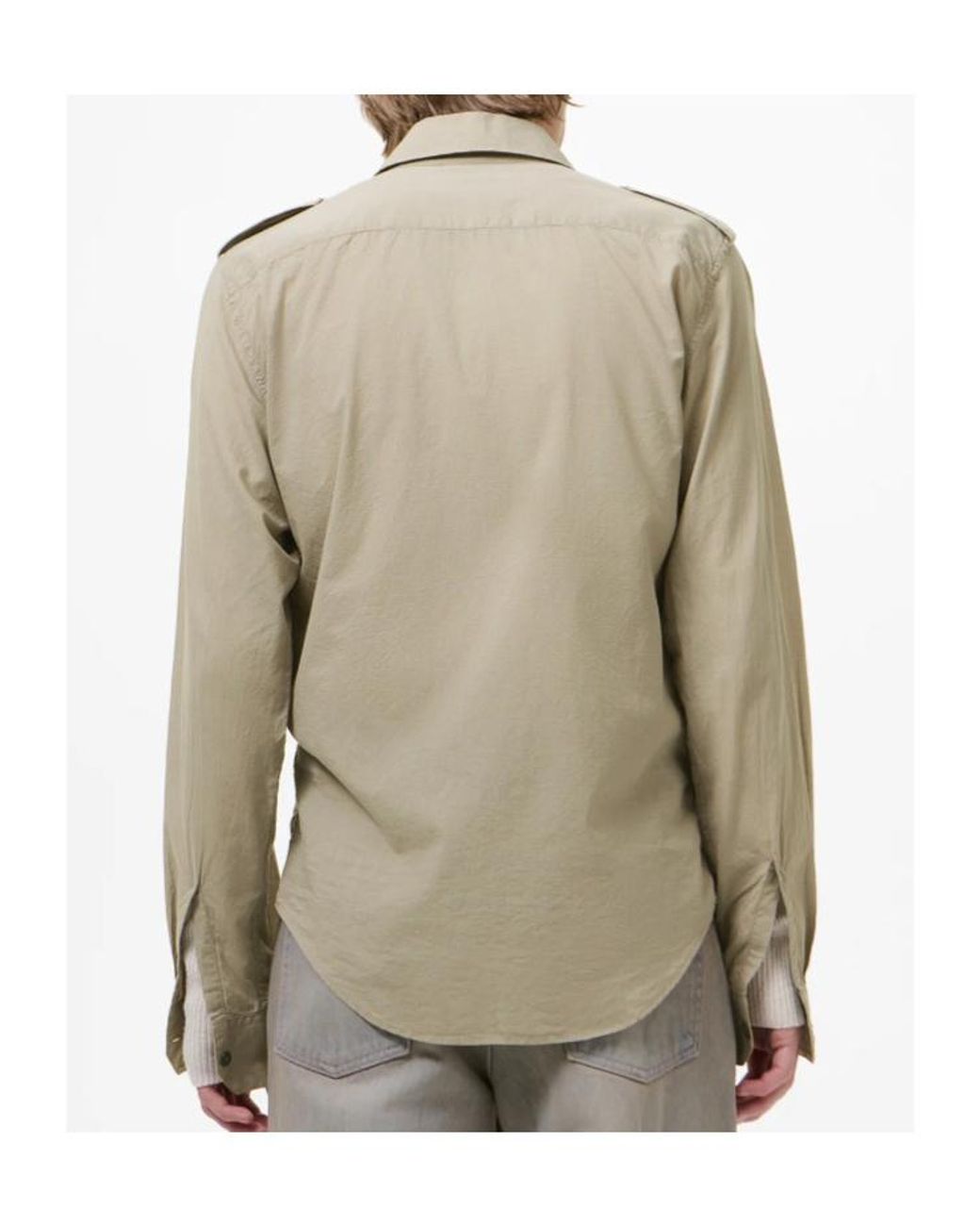 Our Legacy Natural Beyond Embroidered Oversized Shirt for men