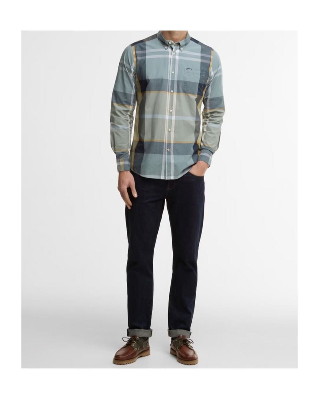 Barbour Blue Harris Shirt for men