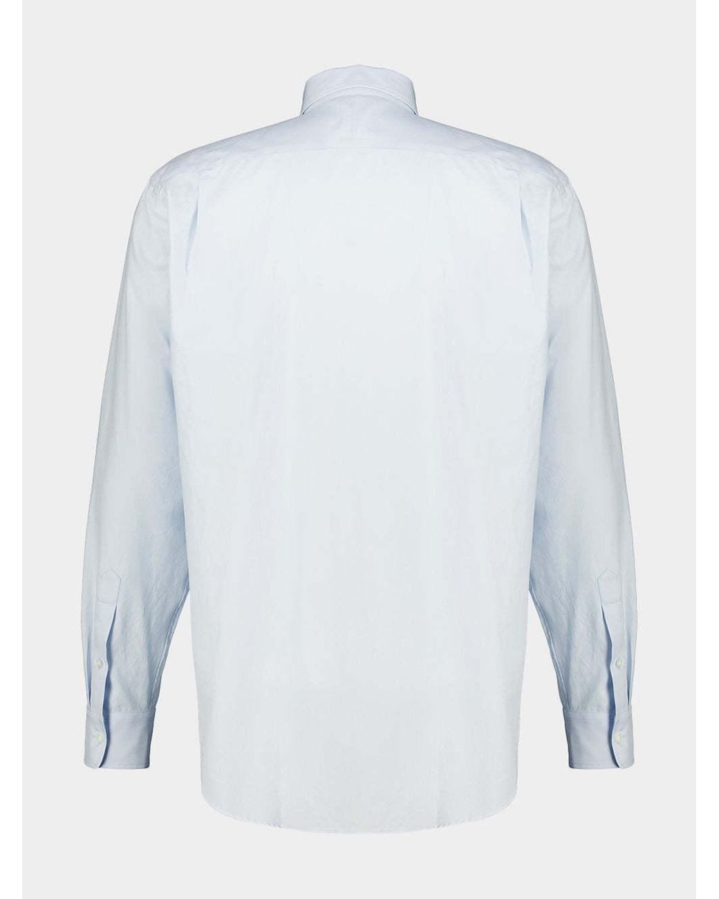 Auralee White Long-Sleeved Shirt for men