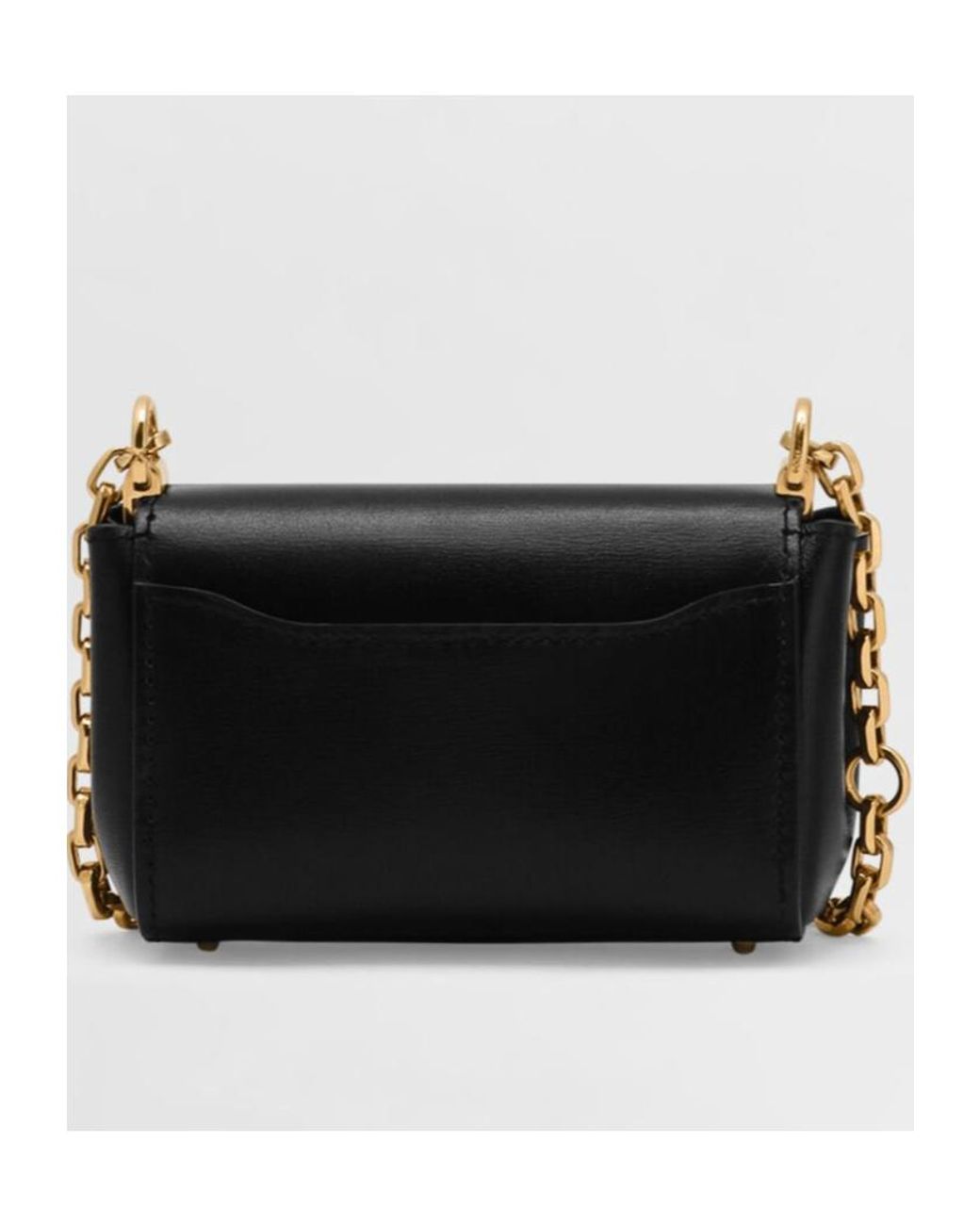 Dolce & Gabbana Black Mini Leather Shoulder Bag