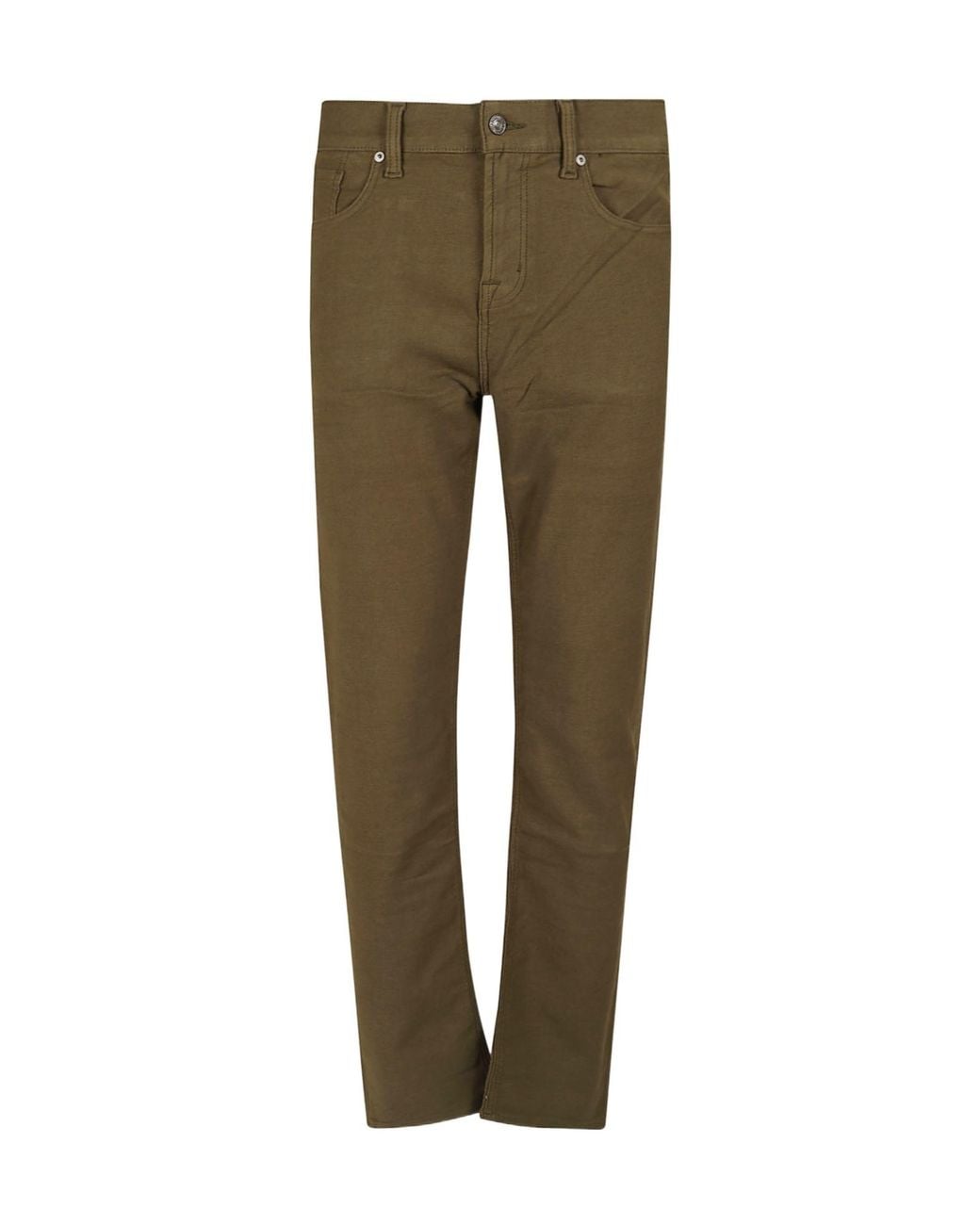 7 For All Mankind Green Slim-Fit Jeans for men