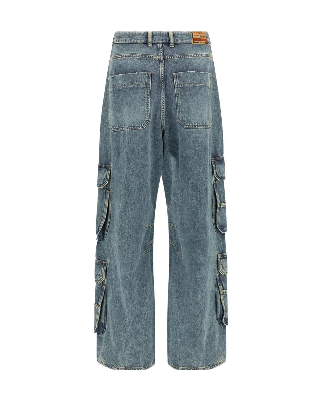 DIESEL Blue D-Sire-Cargo-D Jeans