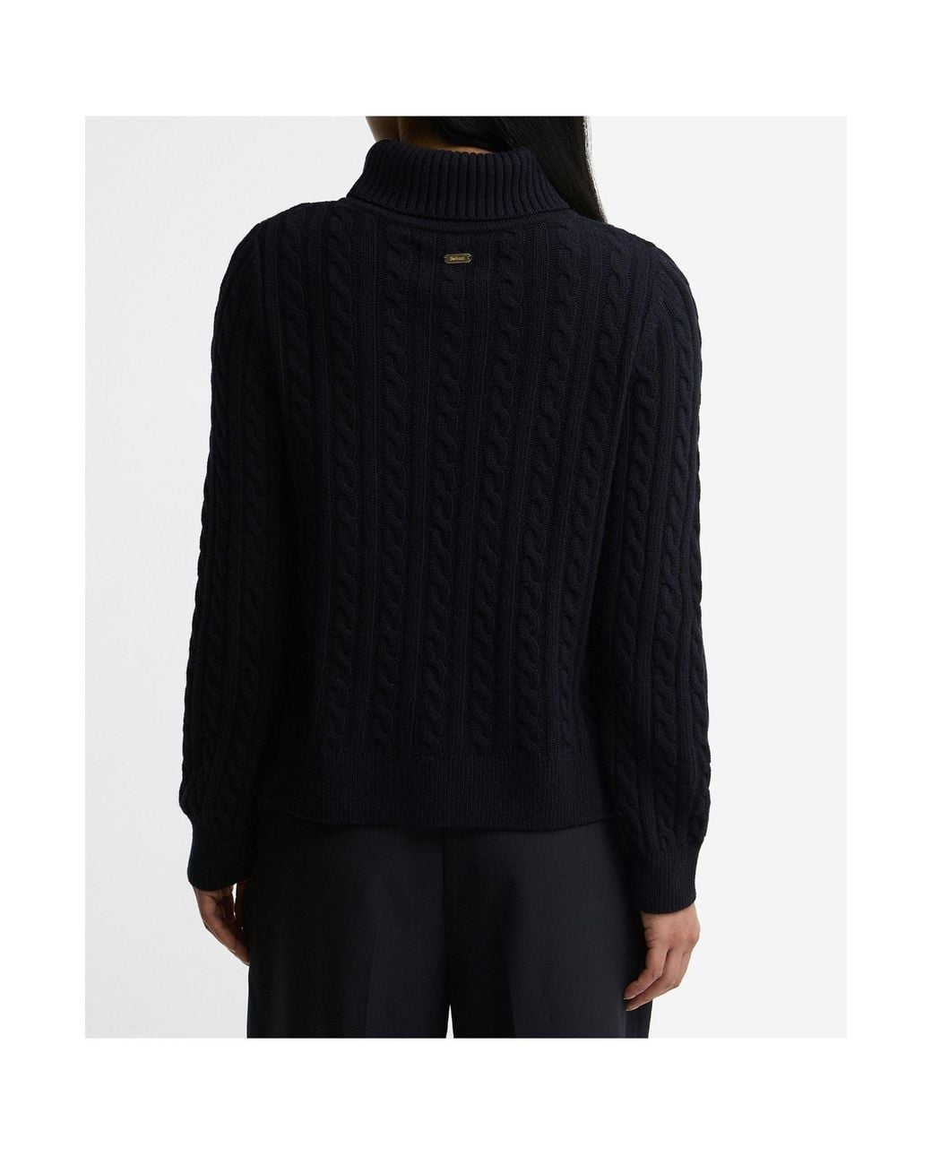 Barbour Black Collared Sweater