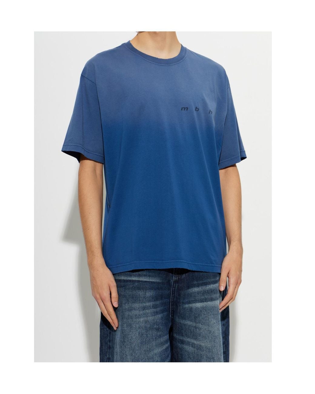 M I S B H V Blue Mbh T-Shirt for men