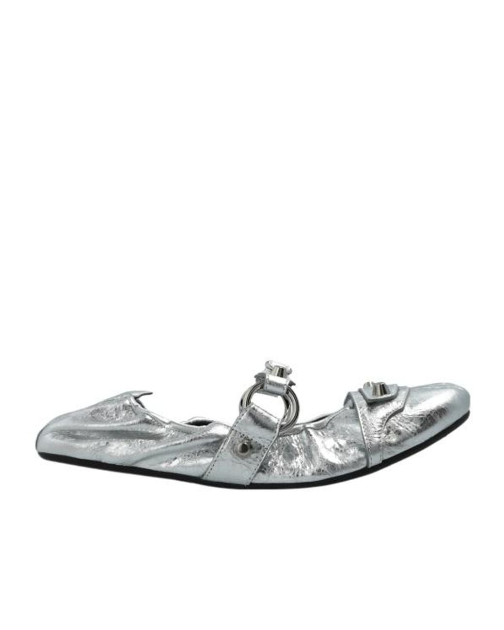 Balenciaga White City Ballet Flats