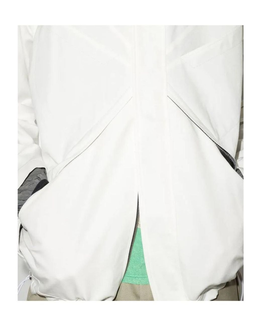 RANRA Natural Ljos Hooded Zipped Jacket for men