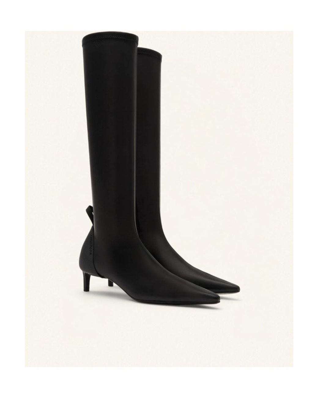 Courreges Black Scuba Stretch 60Mm Leather Boots