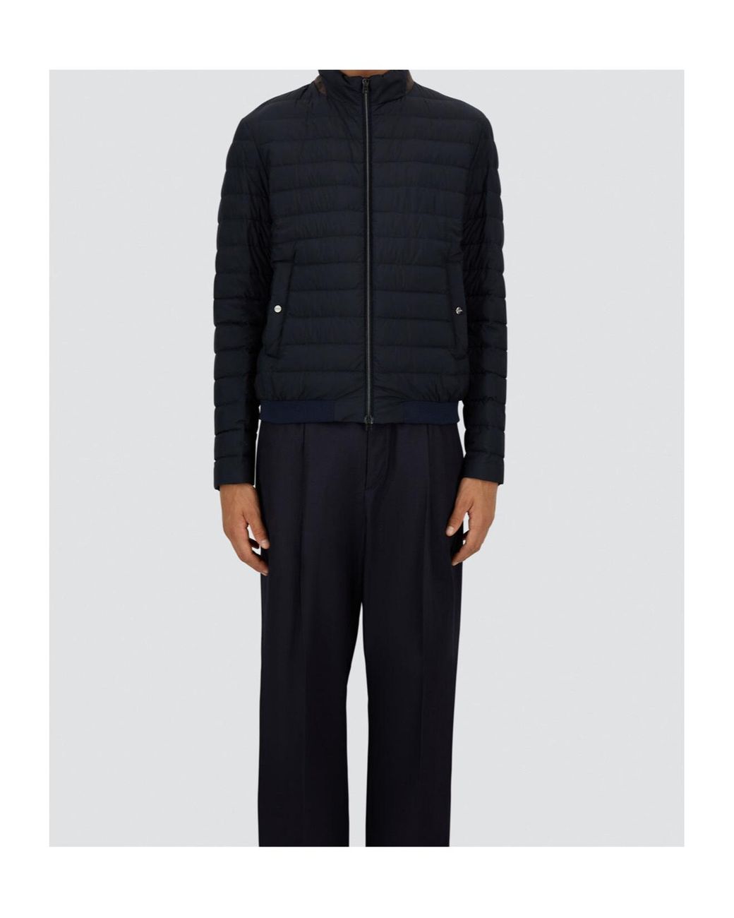 Herno Blue キルティング ジャケット for men