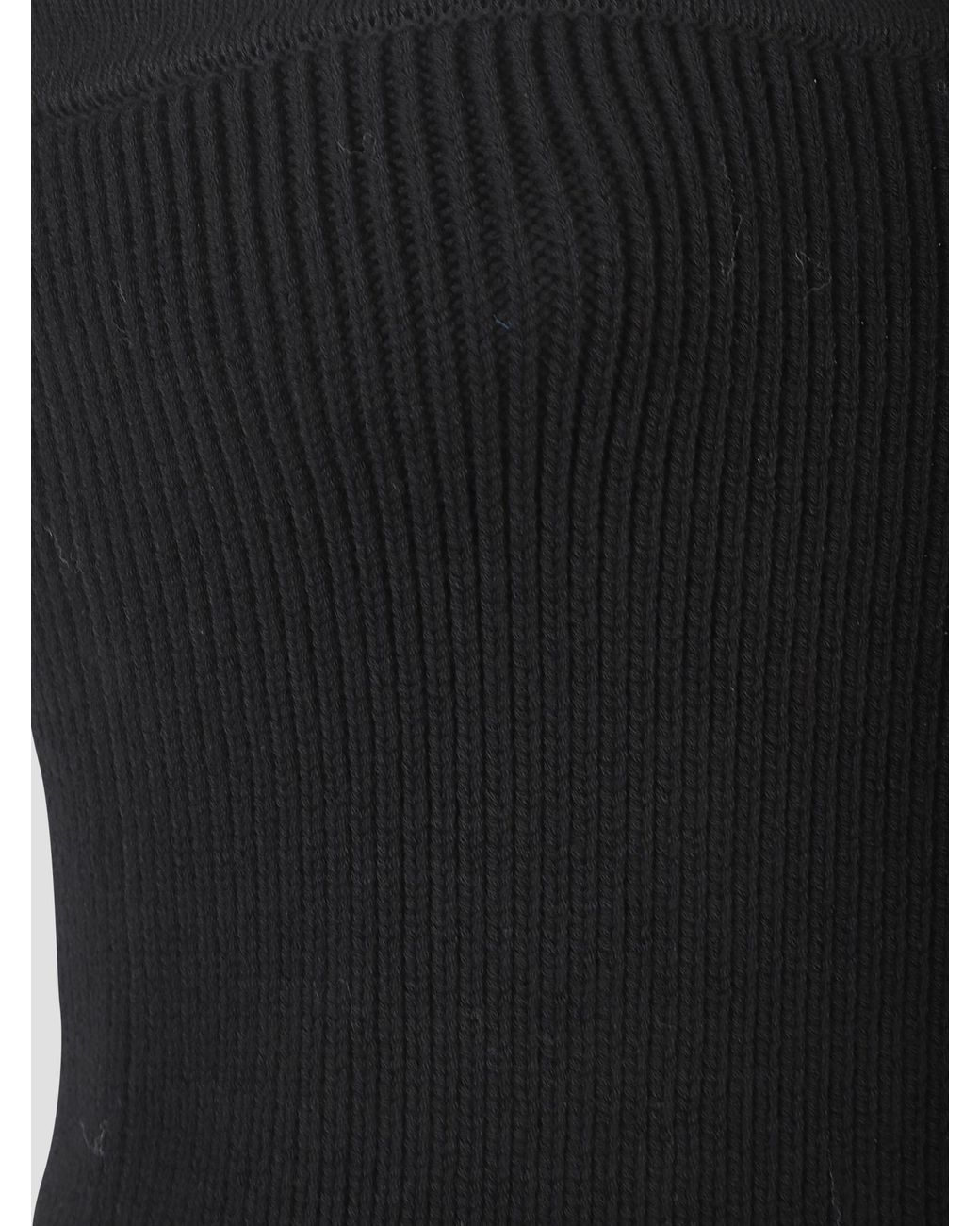 Rick Owens Black Knitted Tube Top