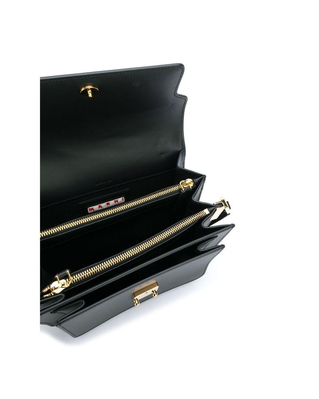 Marni Black Trunk Medium Shoulder Bag