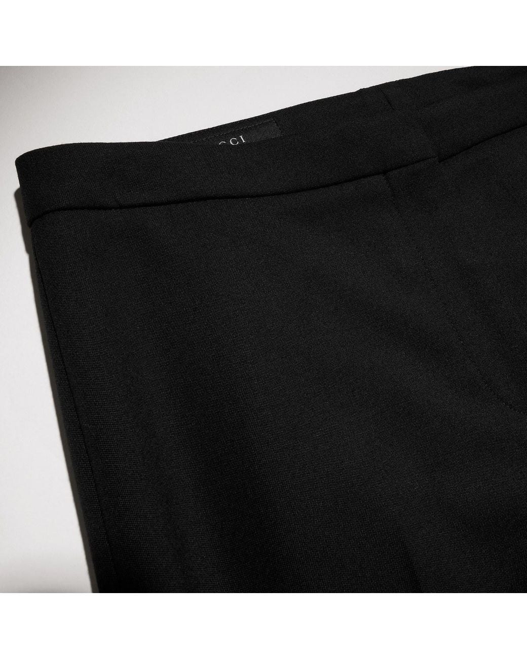 Gucci Black Slim-Fit Pressed-Pleat Pants