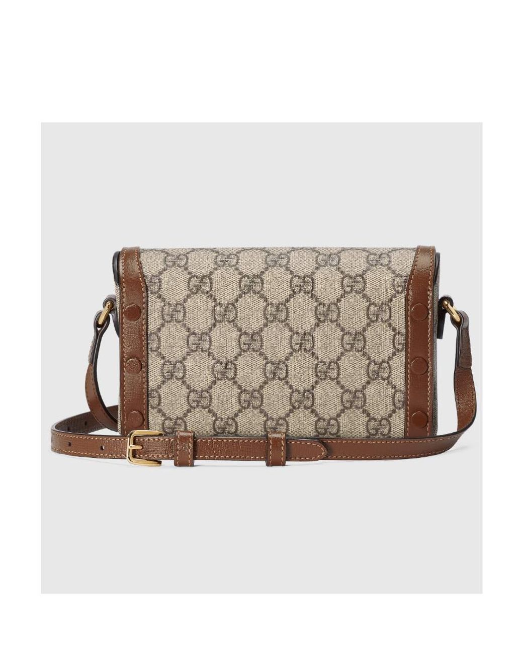 Gucci Brown Horsebit 1955 Mini Shoulder Bag