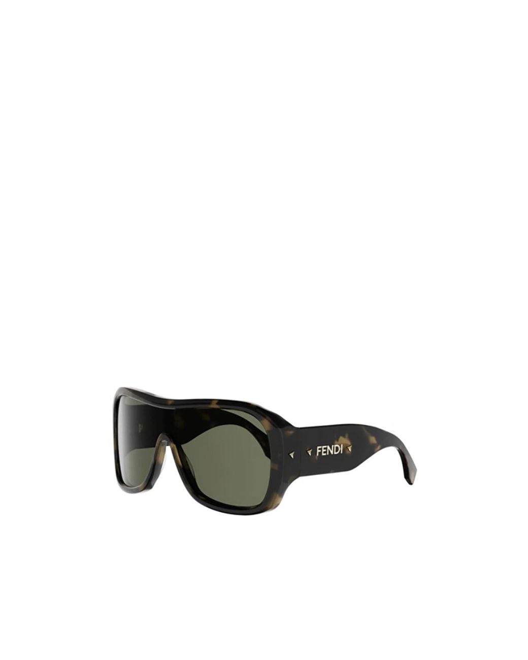 Fendi Green Eyewear Pilot Frame Sunglasses