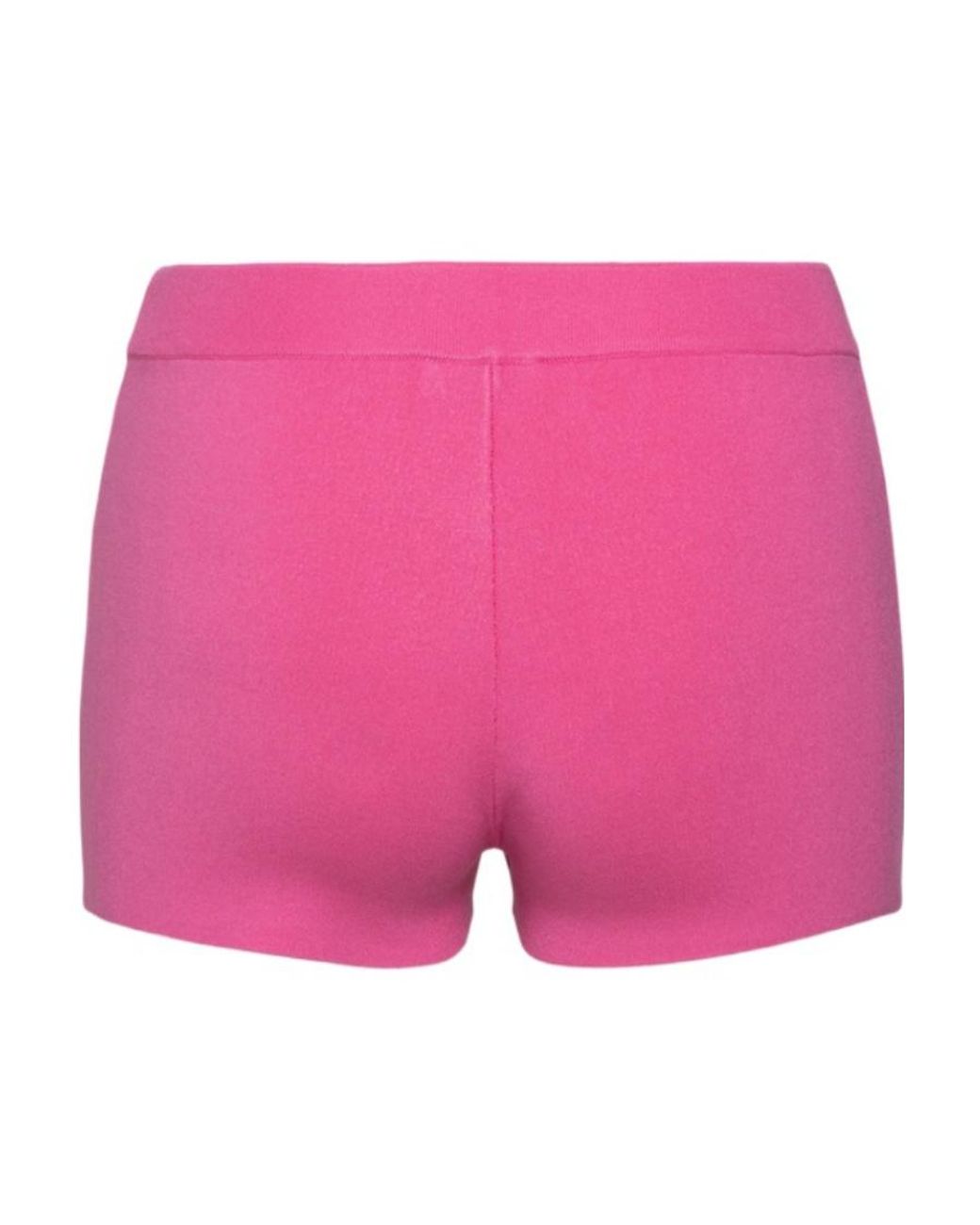 Etro Pink Logo Print Fitted Shorts