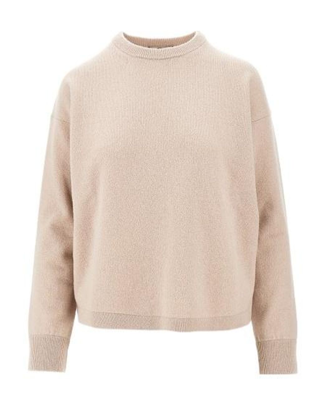 Max Mara Natural Smmnebbie Crewneck Knitted Jumper