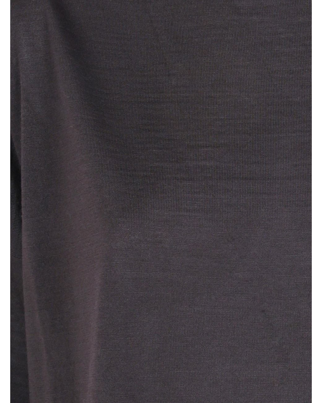Mrz Black Cropped Oversized Round Neck Sweater