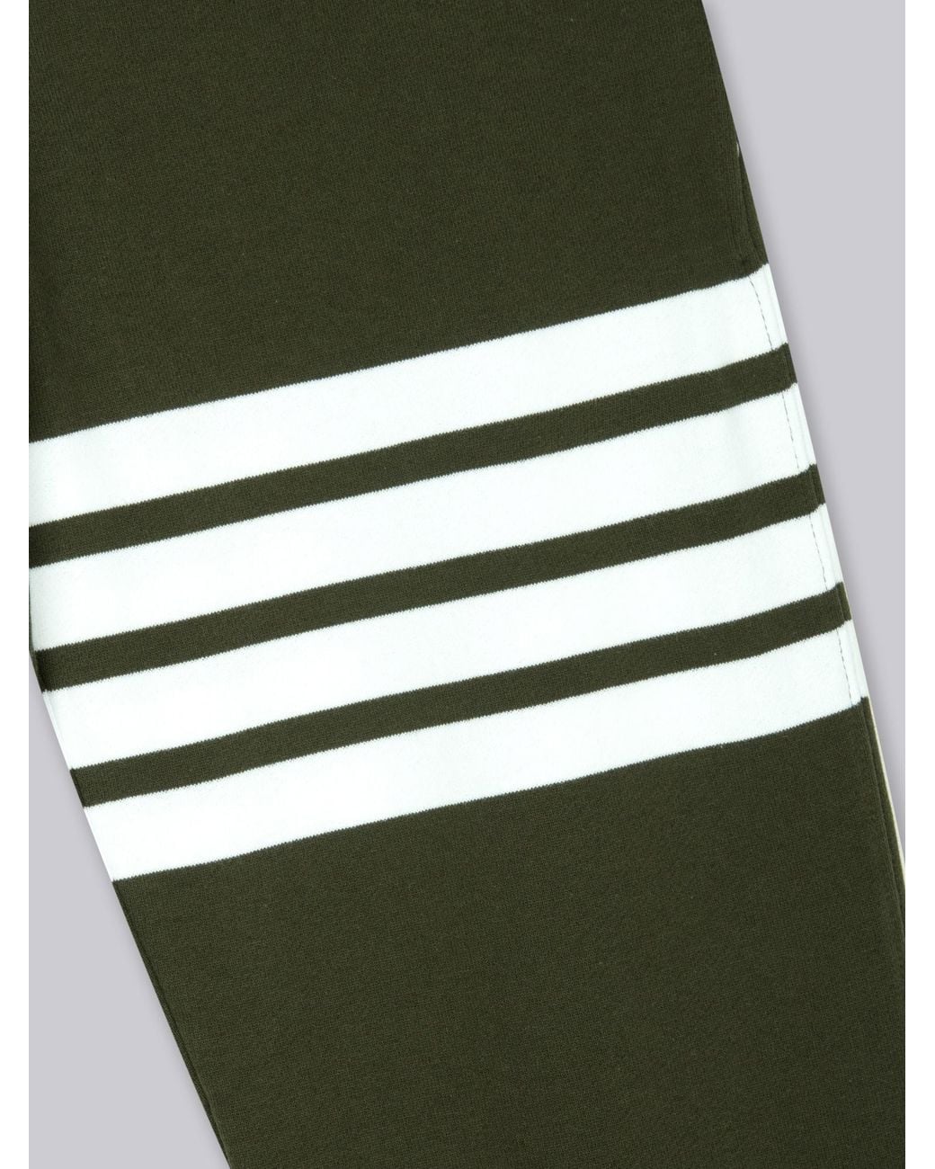 Thom Browne Green Logo Sweatpants for men