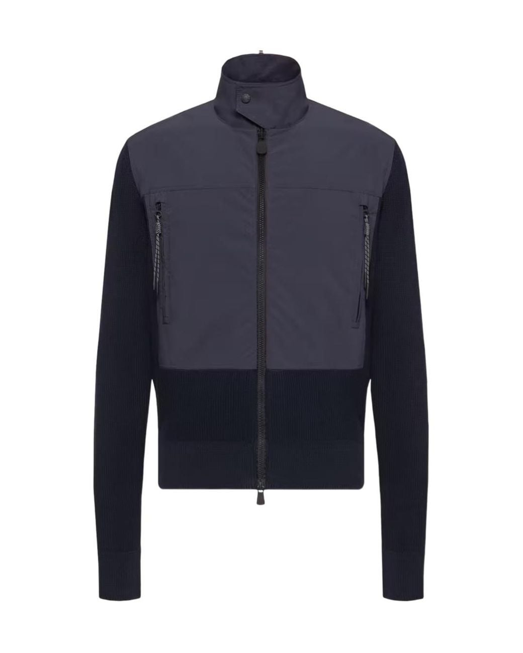 Moncler Blue Grenoble Padded Zip-Up Cardigan for men