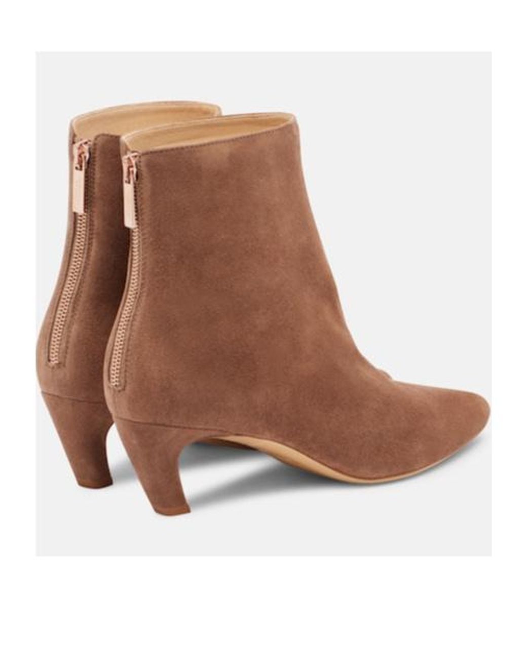 Gabriela Hearst Brown Clayton Suede Ankle Boots