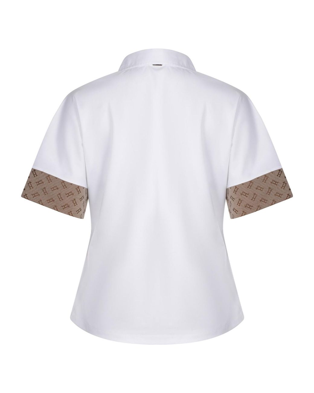 Herno White Logo Trim Polo T-Shirt