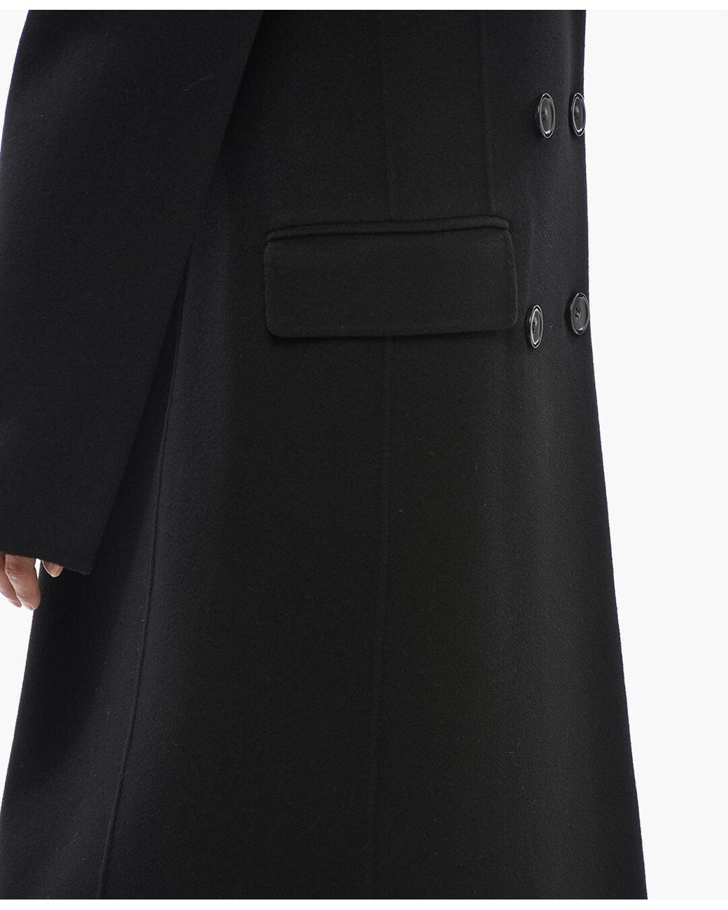 Max Mara Black Morgana Double-Breasted Jacket