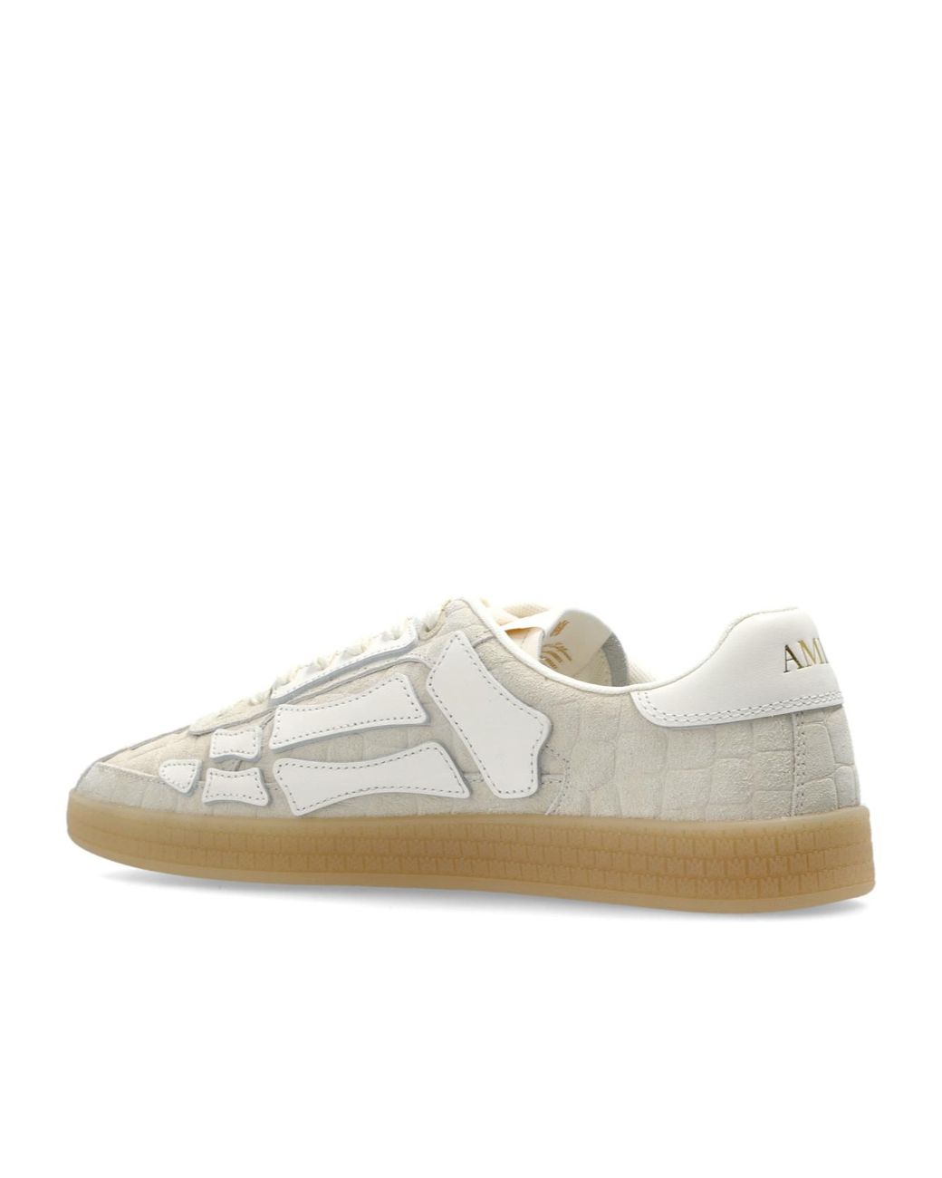 Amiri White Embossed Pacific Bones Sneakers for men