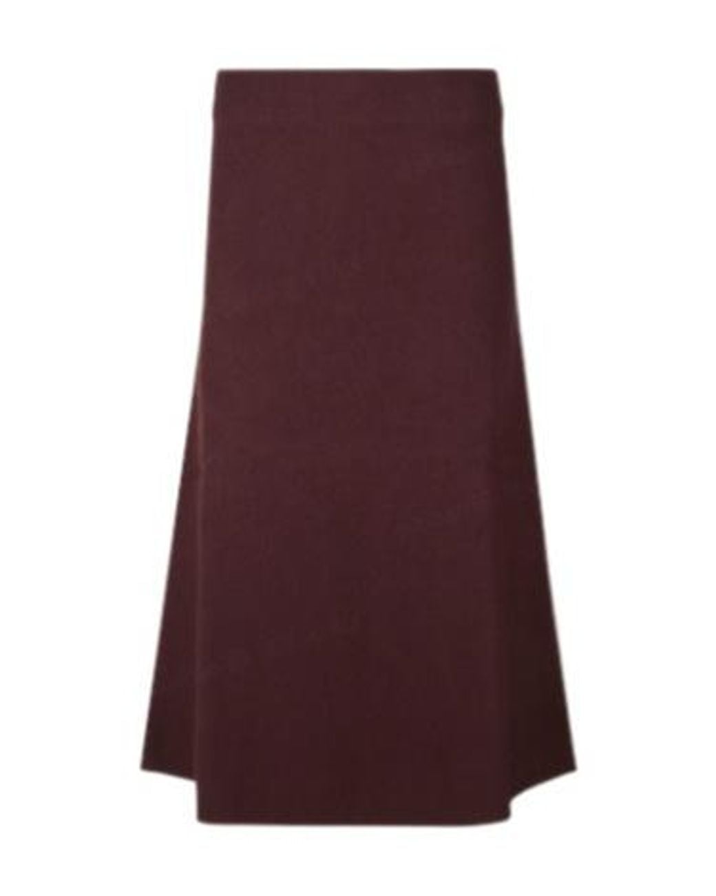 Jil Sander Purple Back-Zip Midi Skirt